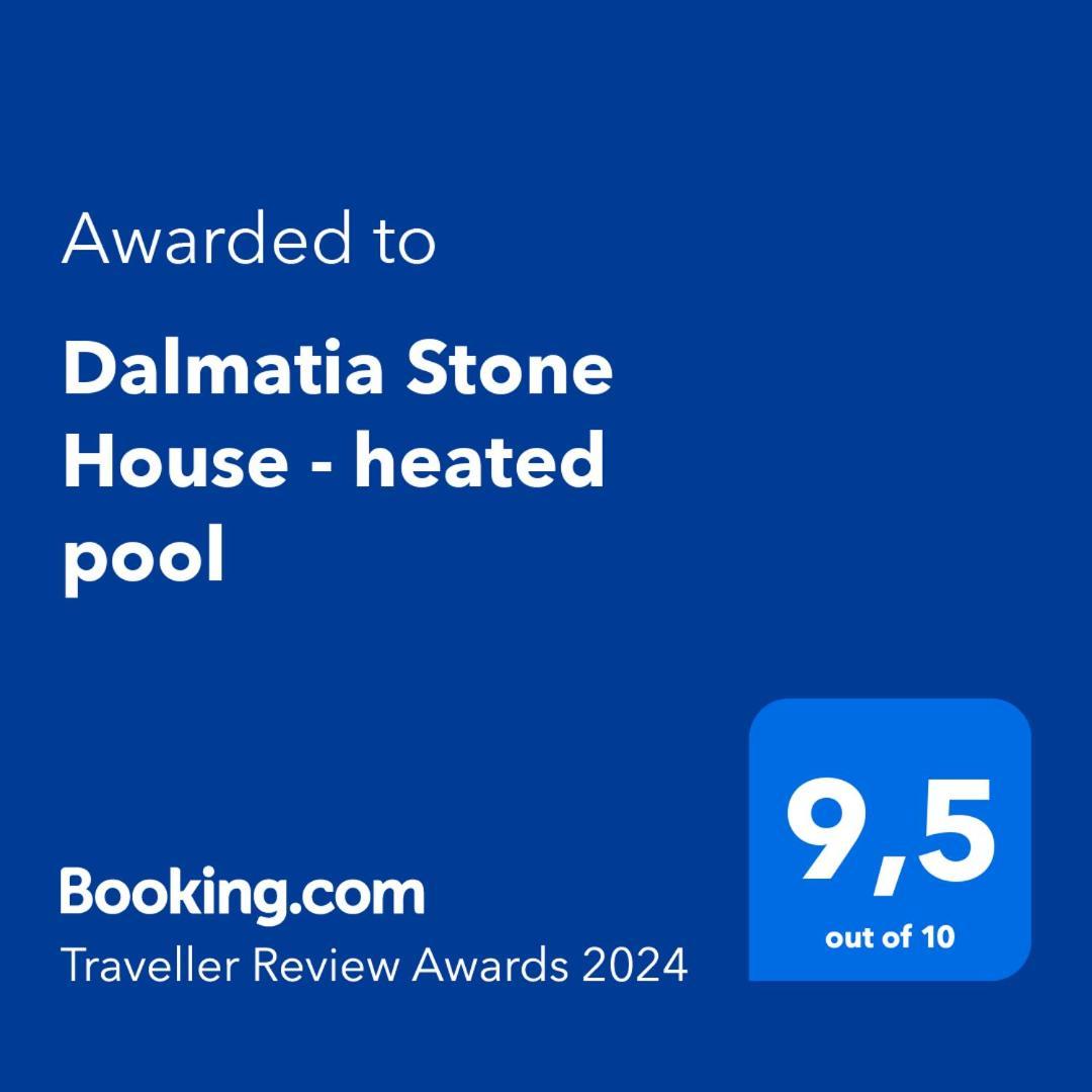 منزل الضيف Biorine  في Dalmatia Stone House - Heated Pool المظهر الخارجي الصورة