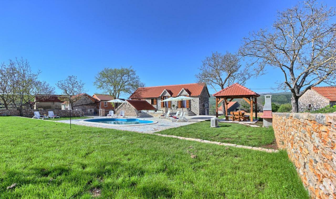منزل الضيف Biorine  في Dalmatia Stone House - Heated Pool المظهر الخارجي الصورة