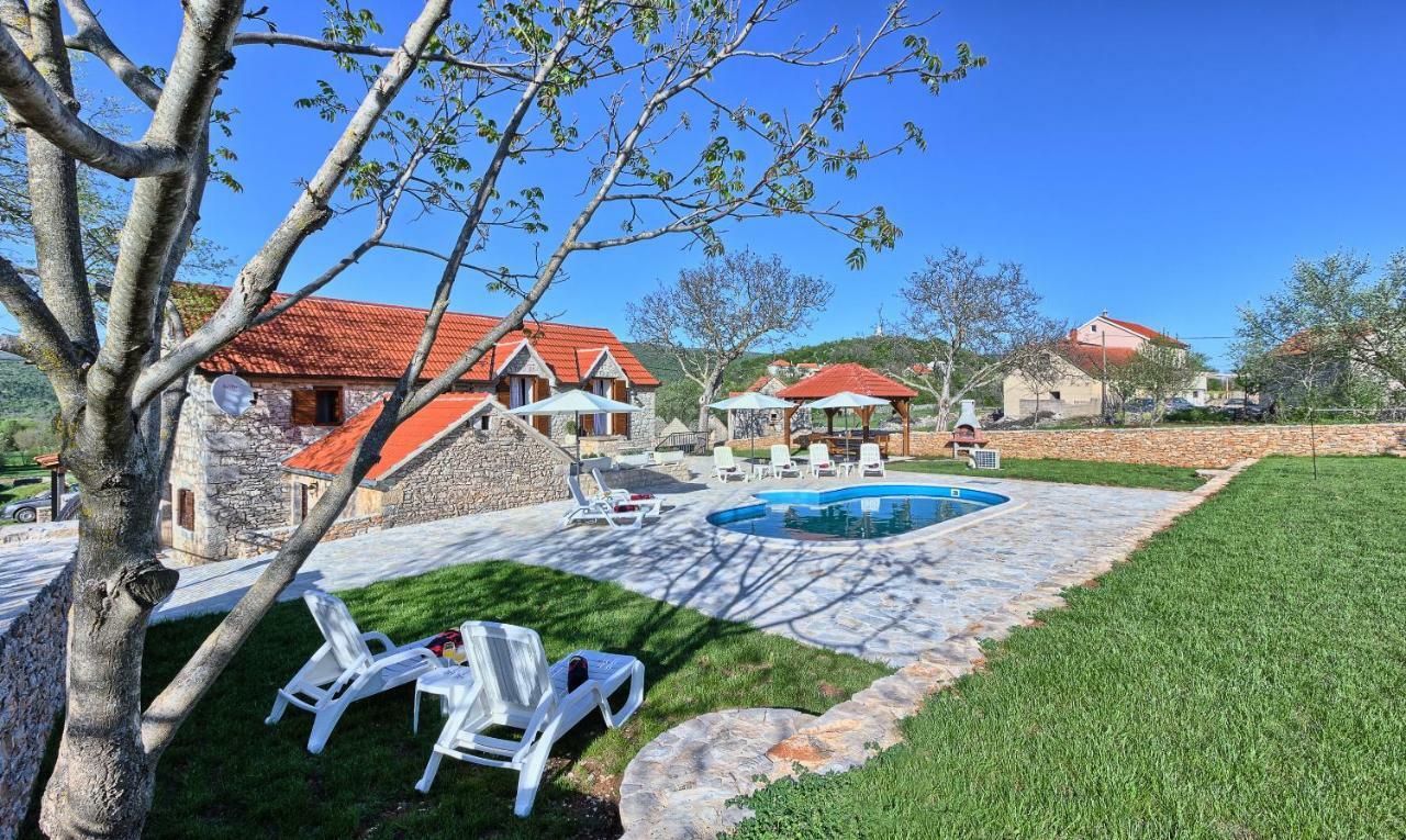 منزل الضيف Biorine  في Dalmatia Stone House - Heated Pool المظهر الخارجي الصورة